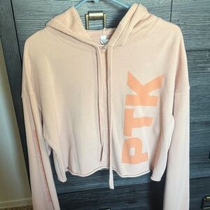 Pink Pruvit PTK Cropped Hoodie